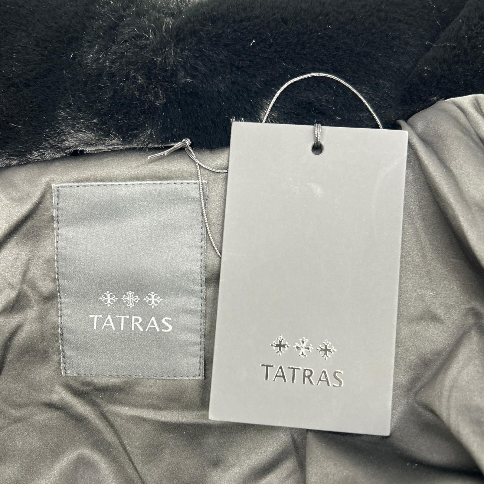 TATRAS タトラス LJXA0039033588 ブラック YUMOLA エコファー フード付き ボアブルゾン ジャケット