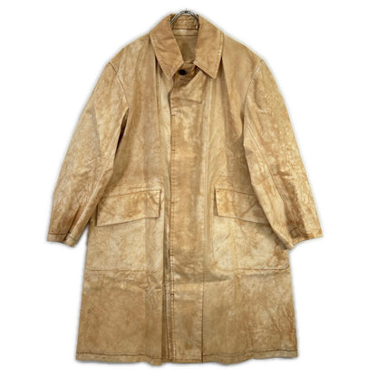 OUTIL Uti 米色扎染 MANTEAU MIERY 1950款 工装外套 大衣