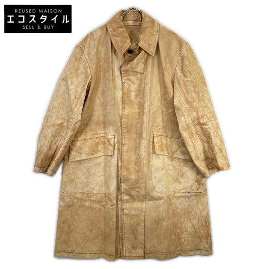 OUTIL ウティ ベージュ ムラ染め MANTEAU MIERY 1950モチーフ ワークコート コート