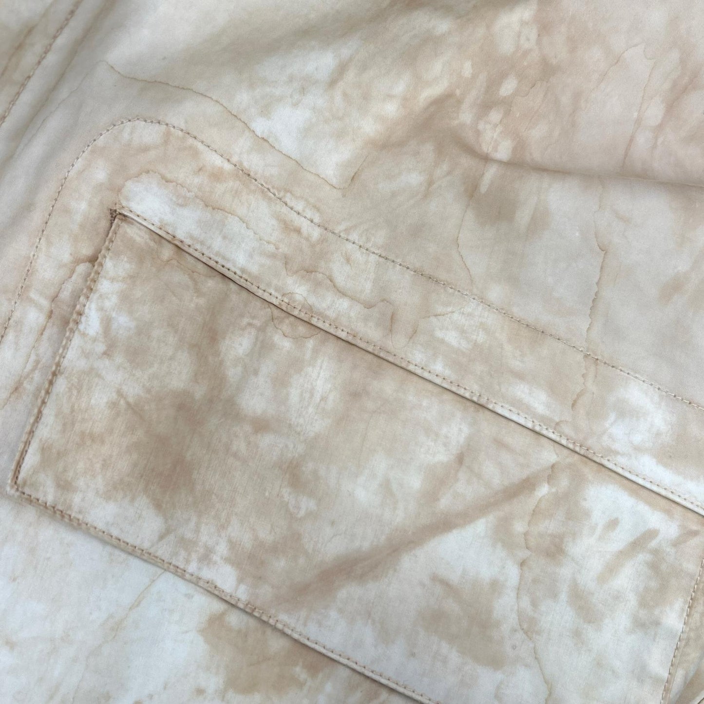 OUTIL Uti 米色扎染 MANTEAU MIERY 1950款 工装外套 大衣