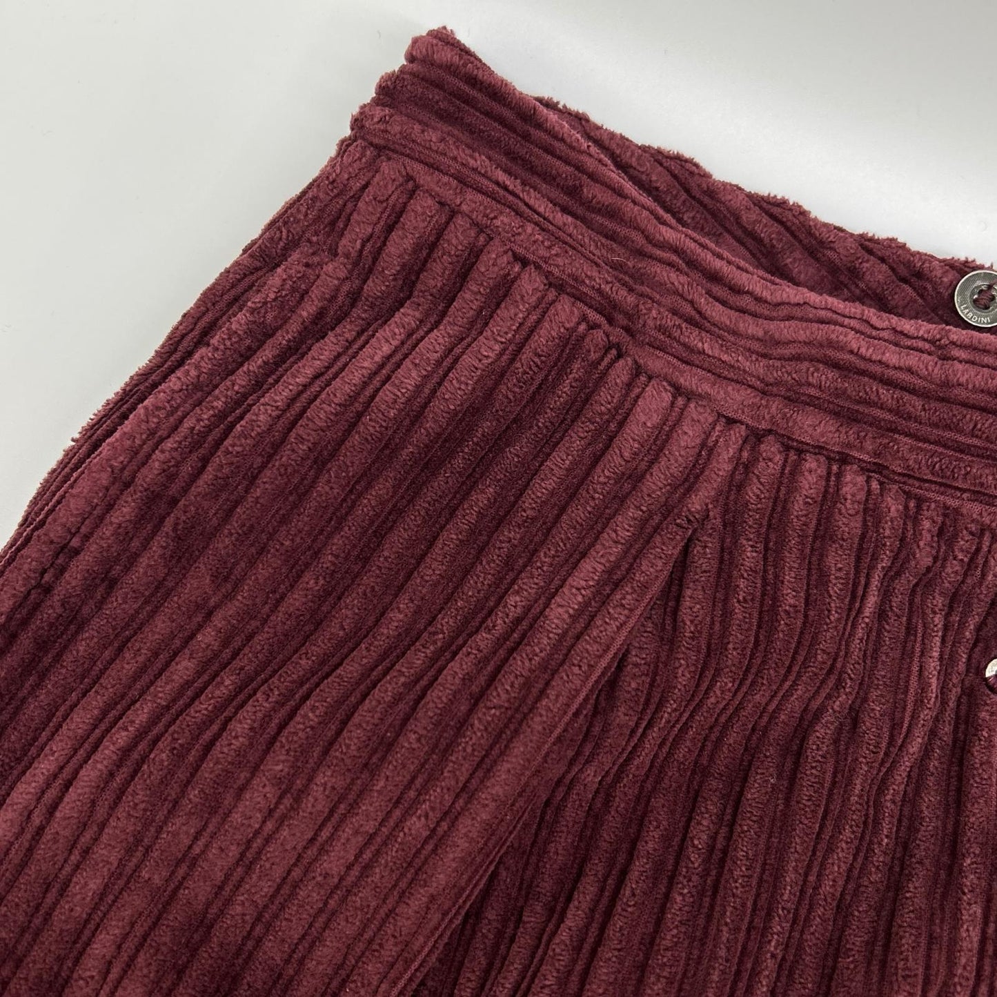 LARDINI ラルディーニ H-GIZA5 ボルドー パイルコーデュロイ テーパードパンツ ボトムス