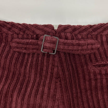 LARDINI ラルディーニ H-GIZA5 ボルドー パイルコーデュロイ テーパードパンツ ボトムス