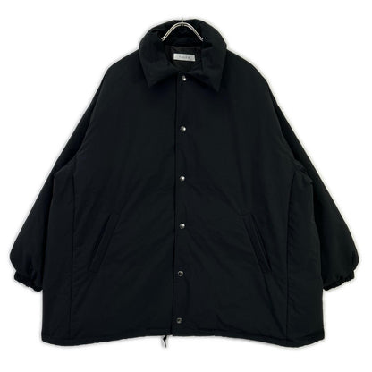 CA25DEU-DW33 ﾌﾞﾗｯｸ ｽﾅｯﾌﾟﾎﾞﾀﾝ PUFFER COACH JACKET/ﾊﾟﾌｧｰｺｰﾁﾀﾞｳﾝｼﾞｬｹｯﾄ ジャケット F レディース