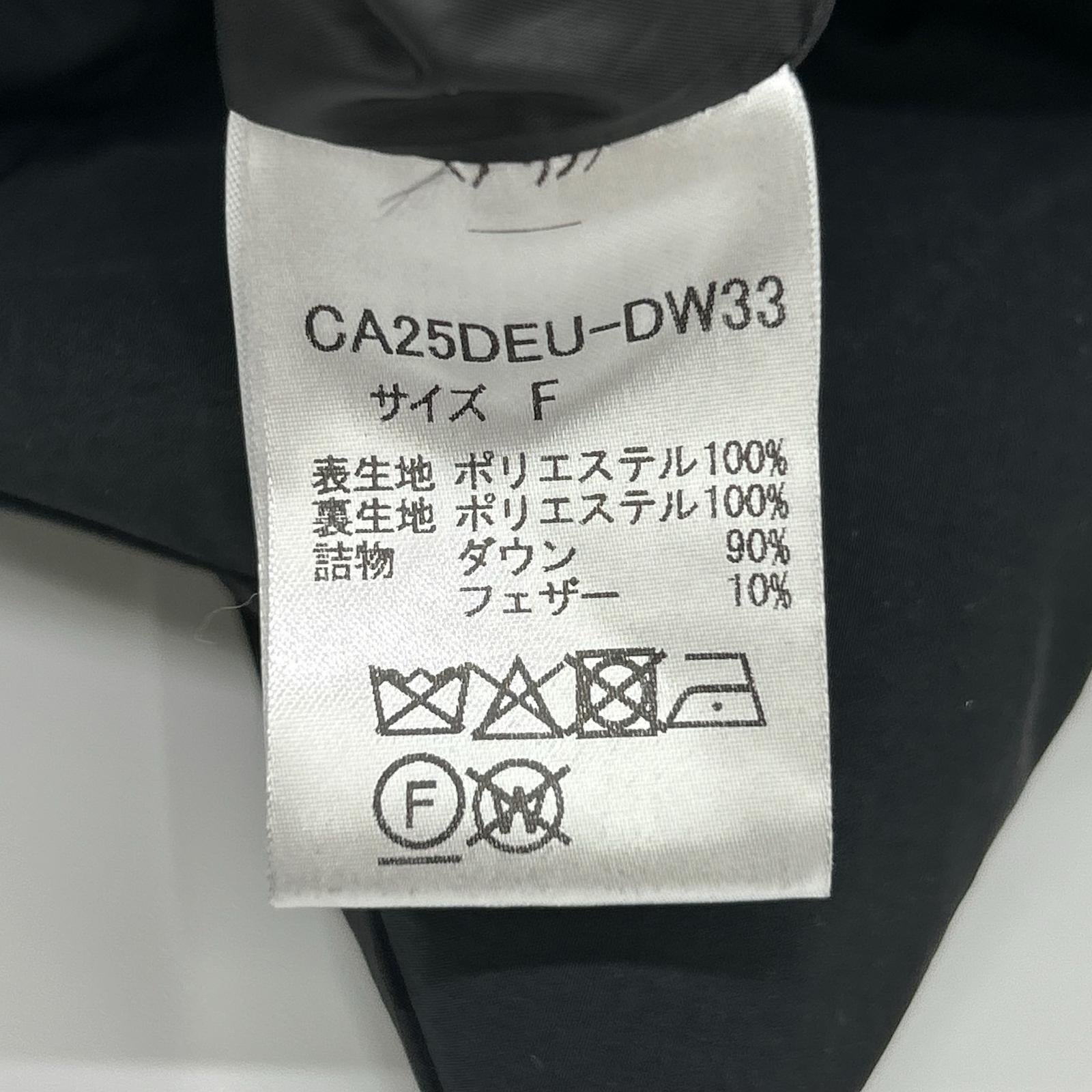 CA25DEU-DW33 黑色 按扣 PUFFER 教练夹克/Puffer 羽绒教练夹克 夹克 F 女士