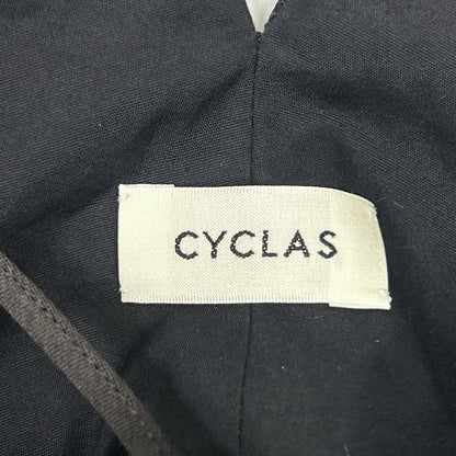 CYCLAS シクラス R04-82017 ブラック リネン×アセテート Vネック ベストプルオーバー トップス
