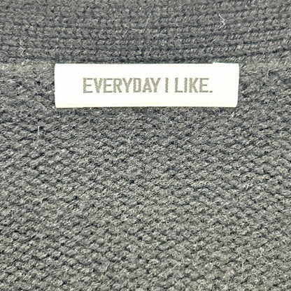 EVERY DAY I LIKE EVERYDAY I LIKE 黑色 羊绒 金扣 开衫 上衣