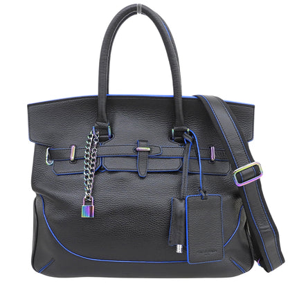 PELLE MORBIDA ペッレモルビダ シュリンクレザー Kopenhagen/コペンハーゲン 2WAY ボストンバッグ レディース ブラック 24SS PMO-MB026NH ボストンバッグ