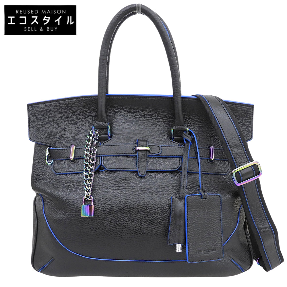 PELLE MORBIDA ペッレモルビダ シュリンクレザー Kopenhagen/コペンハーゲン 2WAY ボストンバッグ レディース ブラック 24SS PMO-MB026NH ボストンバッグ