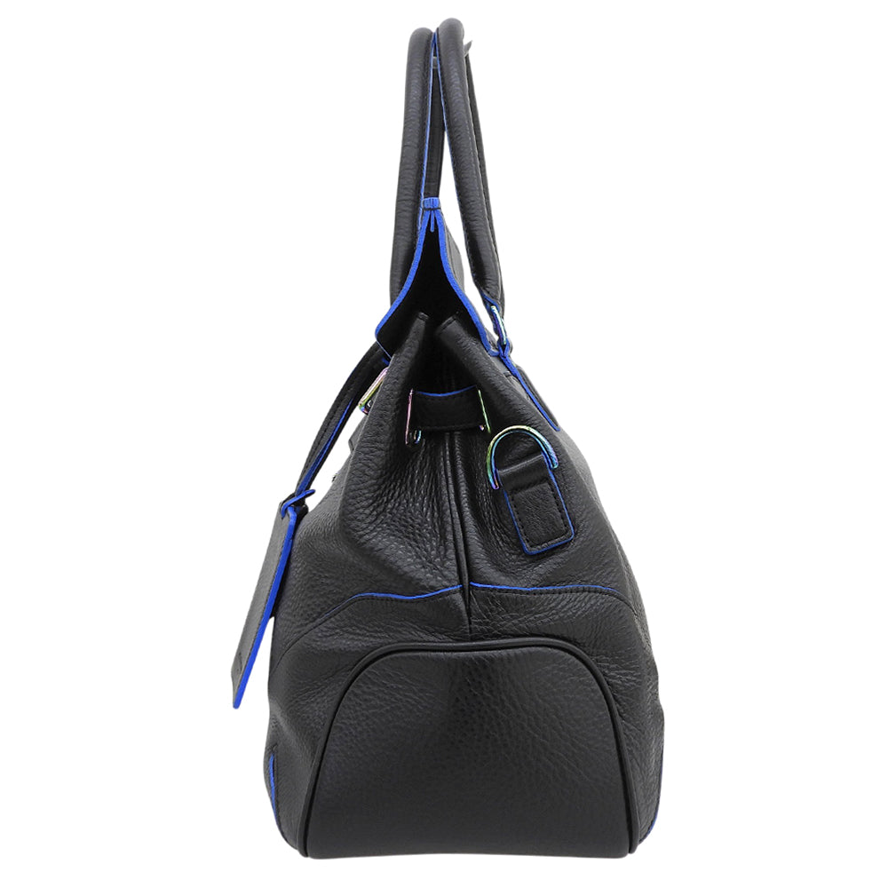PELLE MORBIDA ペッレモルビダ シュリンクレザー Kopenhagen/コペンハーゲン 2WAY ボストンバッグ レディース ブラック 24SS PMO-MB026NH ボストンバッグ