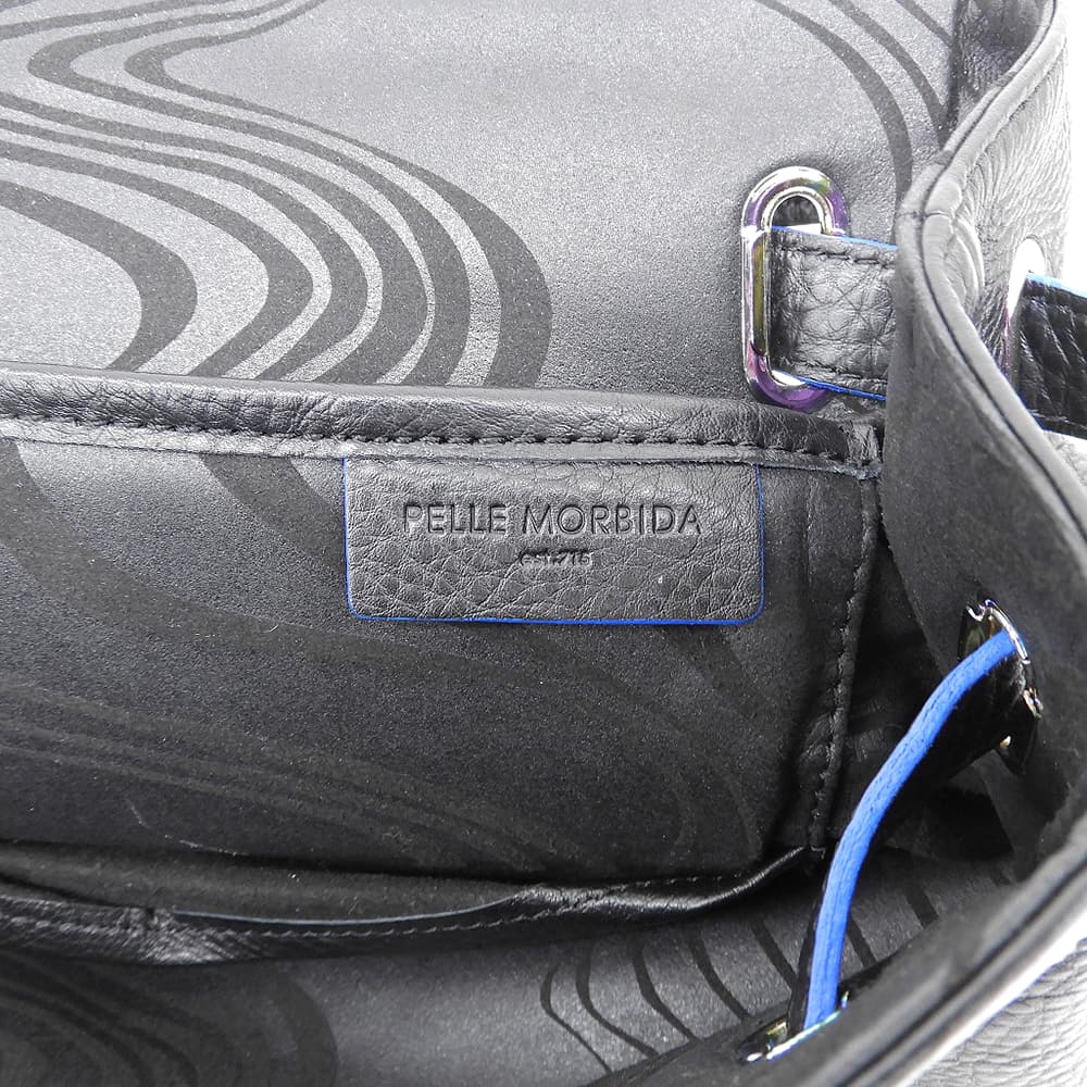 PELLE MORBIDA ペッレモルビダ シュリンクレザー Kopenhagen/コペンハーゲン 2WAY ボストンバッグ レディース ブラック 24SS PMO-MB026NH ボストンバッグ