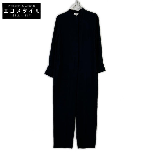 Whim Gazette Black Band Collar Double Cloth All-in-One Overalls