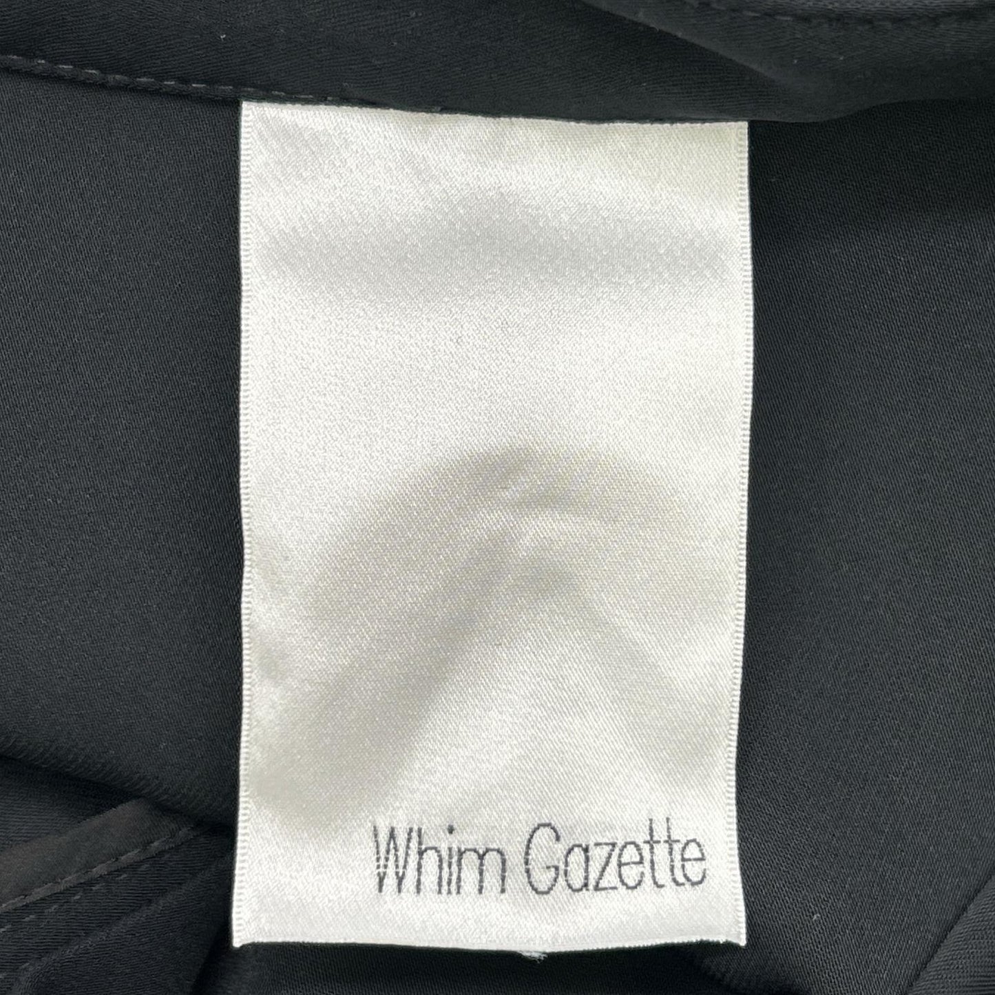 Whim Gazette ウィムガゼット ブラック バンドカラー ダブルクロスオールインワン オーバーオール オールインワン