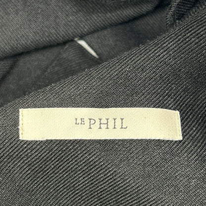 LE PHIL 乐菲 24年款 534-4210019 黑色干羊毛立领衬衫上衣