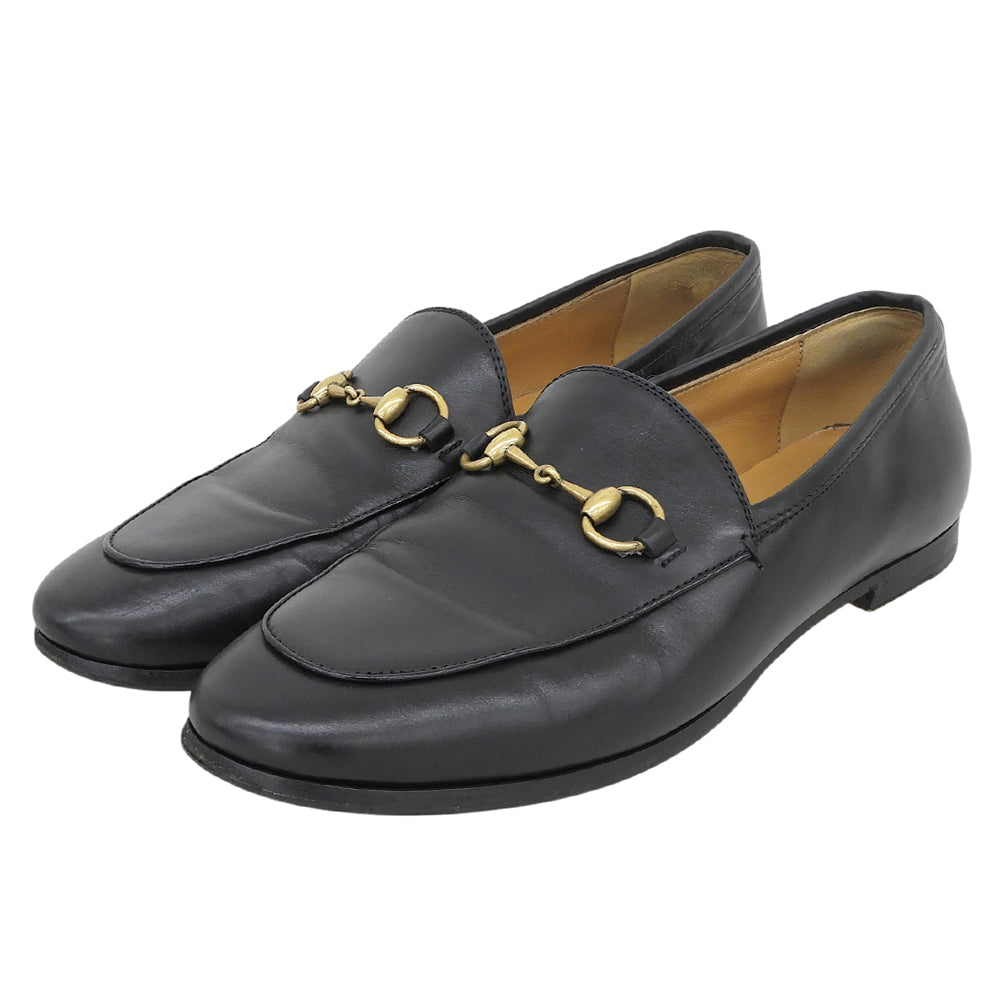 GUCCI グッチ ホースビット ヨルダーン ローファー シューズ レディース レザー ブラック 37 404069 シューズ