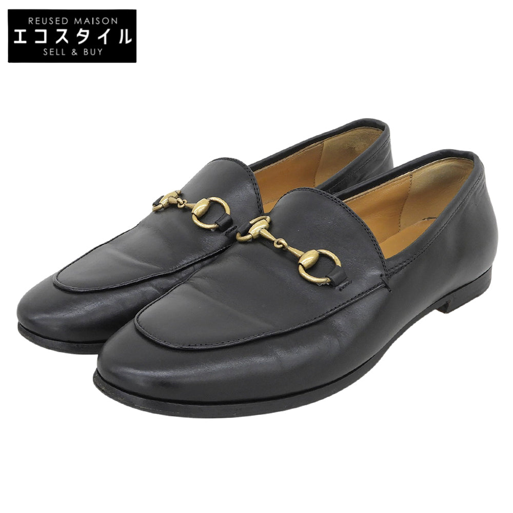 GUCCI グッチ ホースビット ヨルダーン ローファー シューズ レディース レザー ブラック 37 404069 シューズ