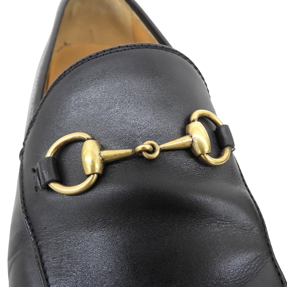 GUCCI グッチ ホースビット ヨルダーン ローファー シューズ レディース レザー ブラック 37 404069 シューズ