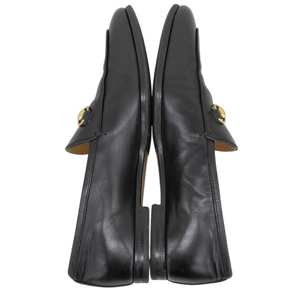 GUCCI グッチ ホースビット ヨルダーン ローファー シューズ レディース レザー ブラック 37 404069 シューズ