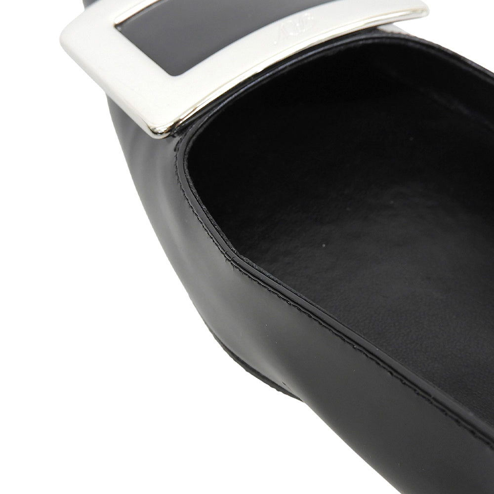 Roger Vivier ロジェヴィヴィエ ベル ヴィヴィエ パンプス シューズ レディース パテントレザー ブラック 38 シューズ