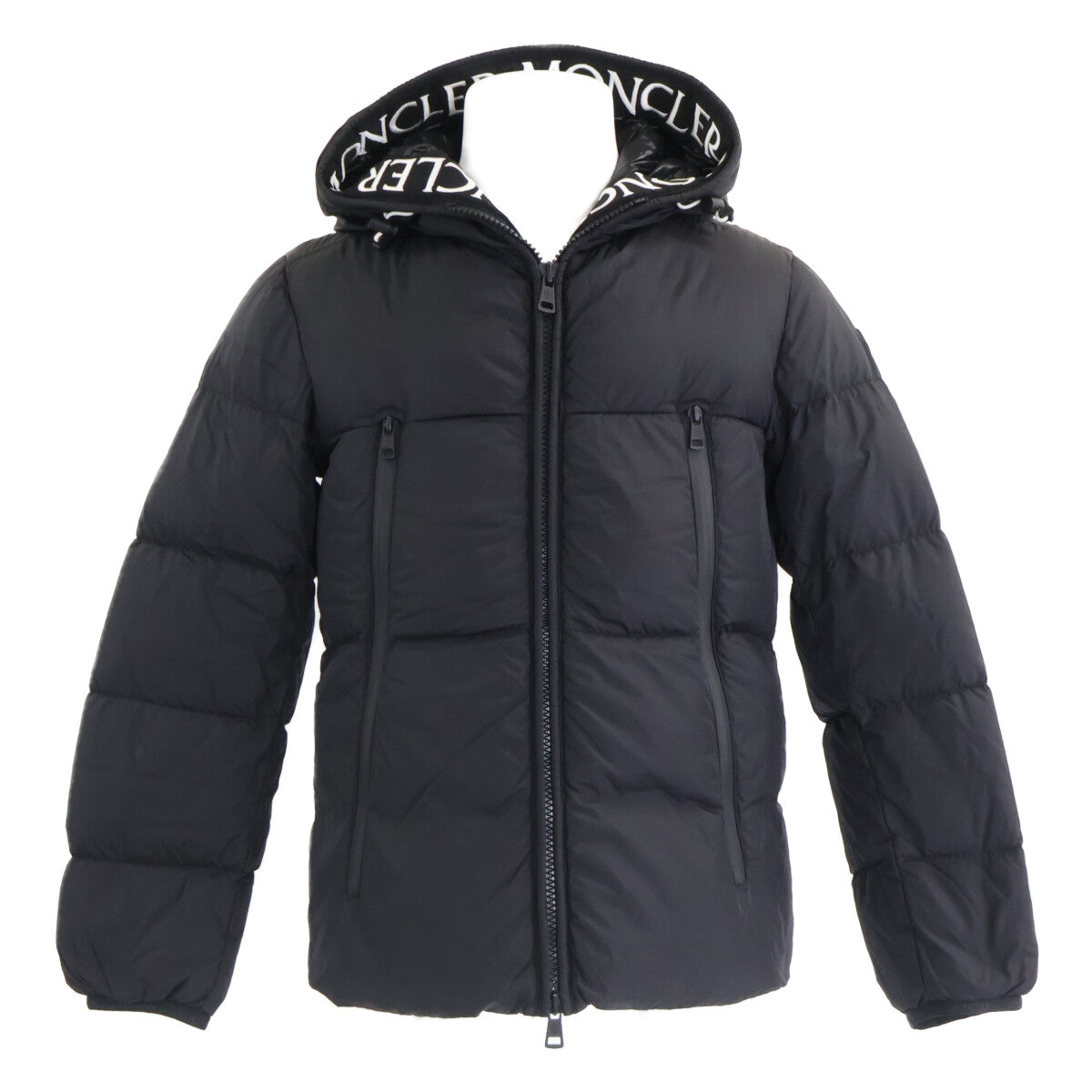 MONCLER 盟可睐 【美品】MONTCLA 蒙克拉 内侧标志刺绣罗缎带连帽羽绒服 夹克