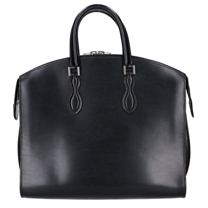 WILDSWANS（狂野天鹅）CIRCULO/サーキュロ 黑色 英式缰革×原版棉布 公文包 商务包 公文包