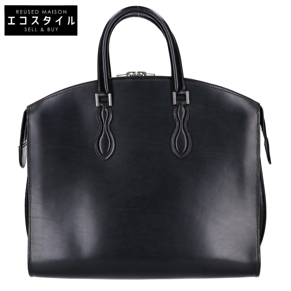WILDSWANS（狂野天鹅）CIRCULO/サーキュロ 黑色 英式缰革×原版棉布 公文包 商务包 公文包