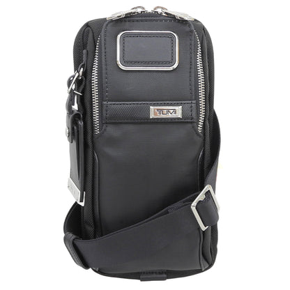 TUMI トゥミ 美品 ALPHA3/アルファ3 HOLIDAY LIMITED EDITION2022 バリスティックナイロン×コーテッドキャンバス ブラック 2603585CD3E ショルダーバッグ