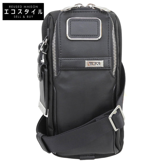 TUMI トゥミ 美品 ALPHA3/アルファ3 HOLIDAY LIMITED EDITION2022 バリスティックナイロン×コーテッドキャンバス ブラック 2603585CD3E ショルダーバッグ
