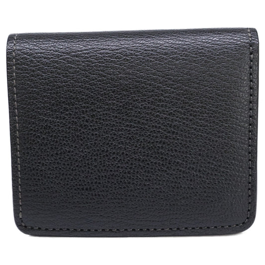 2021 Special Edition CSS-KF-003 Julian Goat x Embossed English Saddle Leather Bi-fold Mini Wallet Coin Case for Men