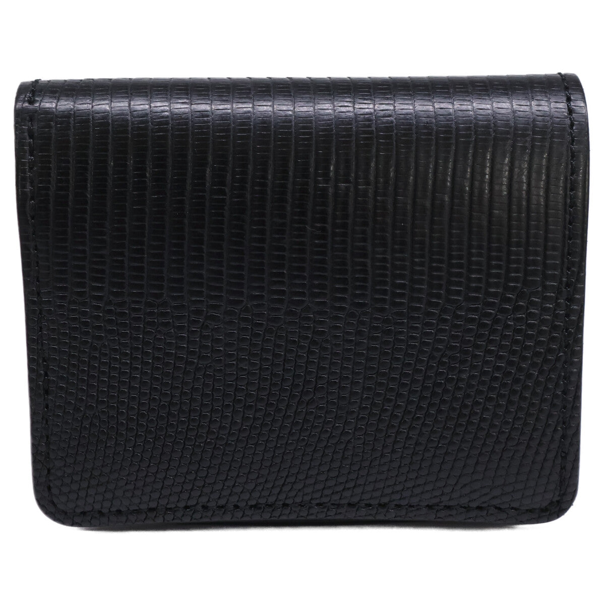 WILDSWANS ワイルドスワンズ Walkersシリーズ CSS-KF-003/2024LIZARD ブラック リングマークリザード×サドルプルアップ 二つ折りミニ財布 二つ折り財布（小銭入れあり）