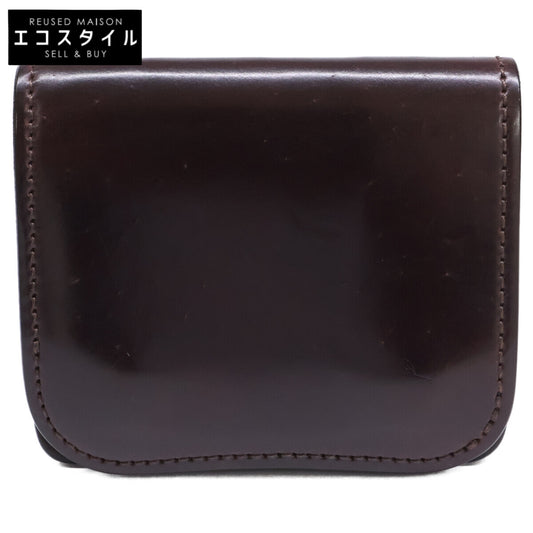 PALM/ﾊﾟｰﾑ ﾎｰｳｨﾝ社ｼｪﾙｺｰﾄﾞﾊﾞﾝ××ｲﾝｸﾞﾘｯｼｭﾌﾞﾗｲﾄﾞﾙ 二つ折りﾐﾆ財布 コインケース メンズ