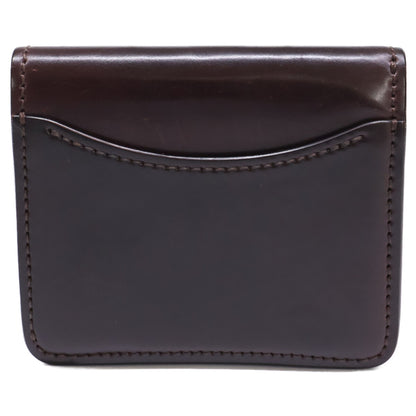 WILDSWANS ワイルドスワンズ PALM/パーム ホーウィン社シェルコードバン××イングリッシュブライドル 二つ折りミニ財布 コインケース