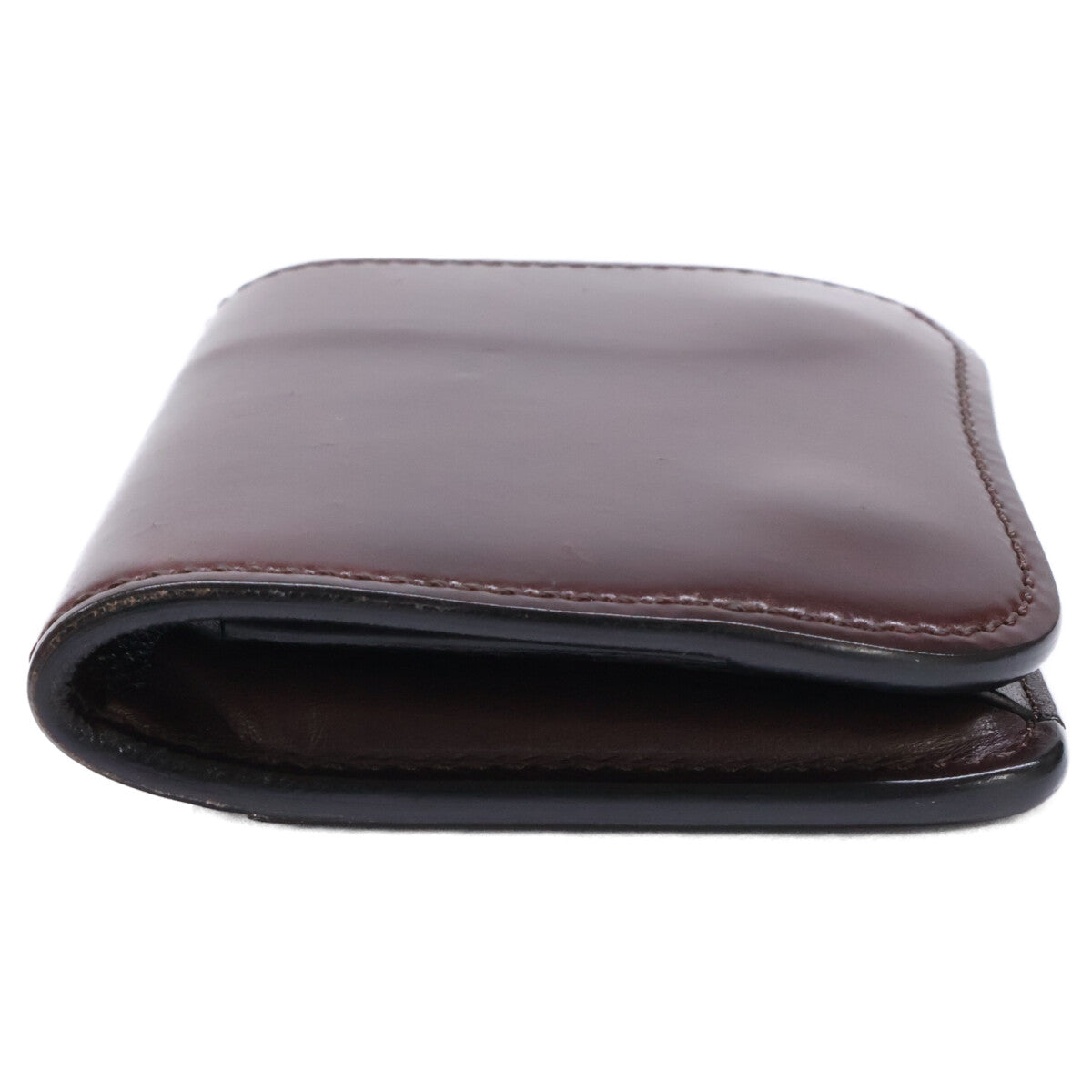 WILDSWANS ワイルドスワンズ PALM/パーム ホーウィン社シェルコードバン××イングリッシュブライドル 二つ折りミニ財布 コインケース