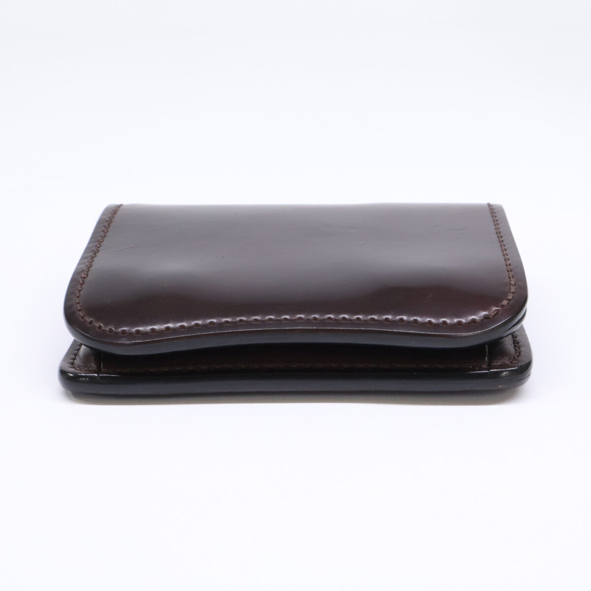 WILDSWANS ワイルドスワンズ PALM/パーム ホーウィン社シェルコードバン××イングリッシュブライドル 二つ折りミニ財布 コインケース