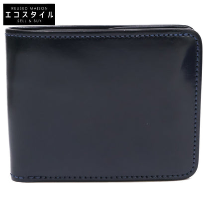 別注 SP-GROUNDER/ｸﾞﾗｳﾝﾀﾞｰ ﾎｰｳｨﾝ社ｼｪﾙｺｰﾄﾞﾊﾞﾝ×ｲﾝｸﾞﾘｯｼｭﾌﾞﾗｲﾄﾞﾙ 二つ折り財布（小銭入れあり） メンズ