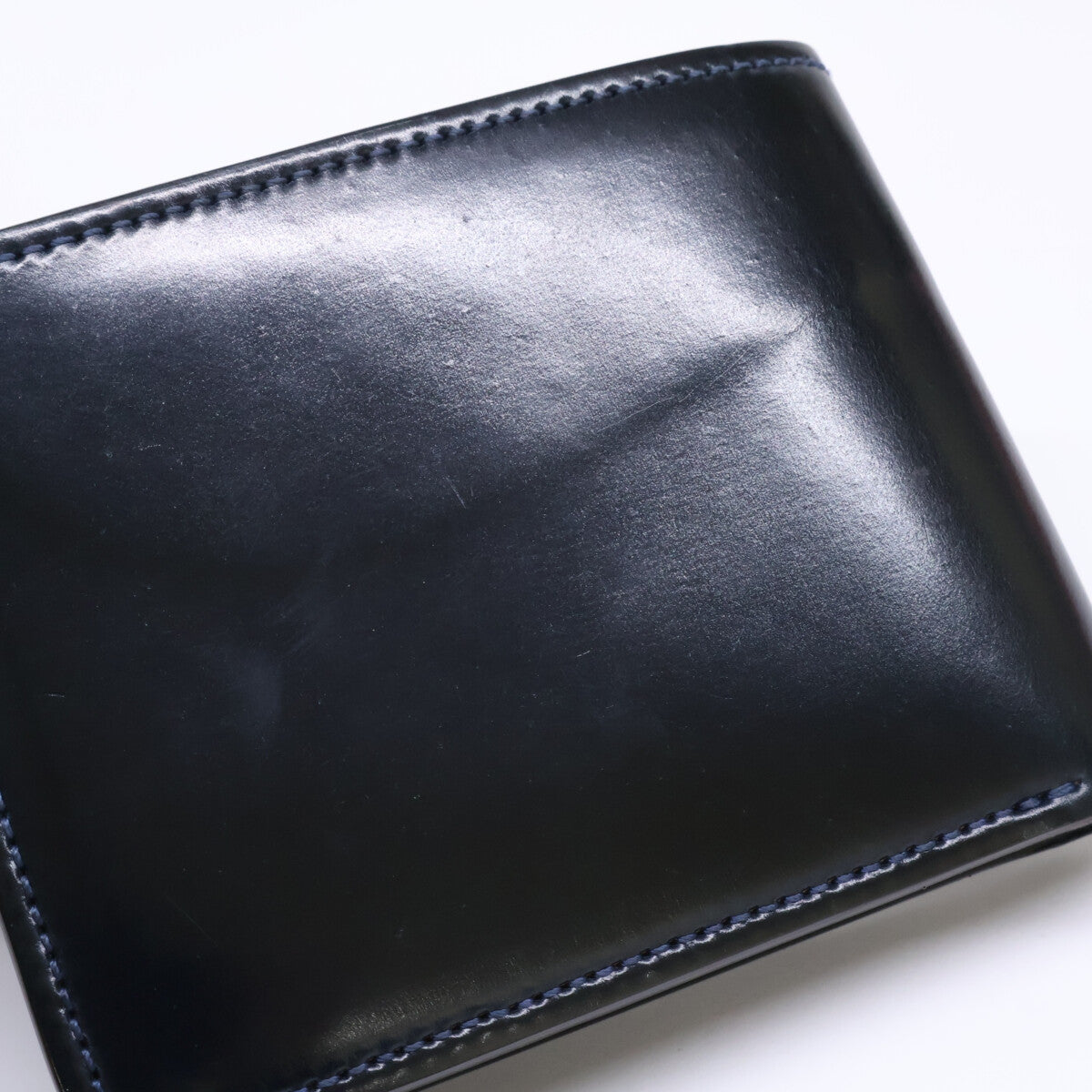 別注 SP-GROUNDER/ｸﾞﾗｳﾝﾀﾞｰ ﾎｰｳｨﾝ社ｼｪﾙｺｰﾄﾞﾊﾞﾝ×ｲﾝｸﾞﾘｯｼｭﾌﾞﾗｲﾄﾞﾙ 二つ折り財布（小銭入れあり） メンズ