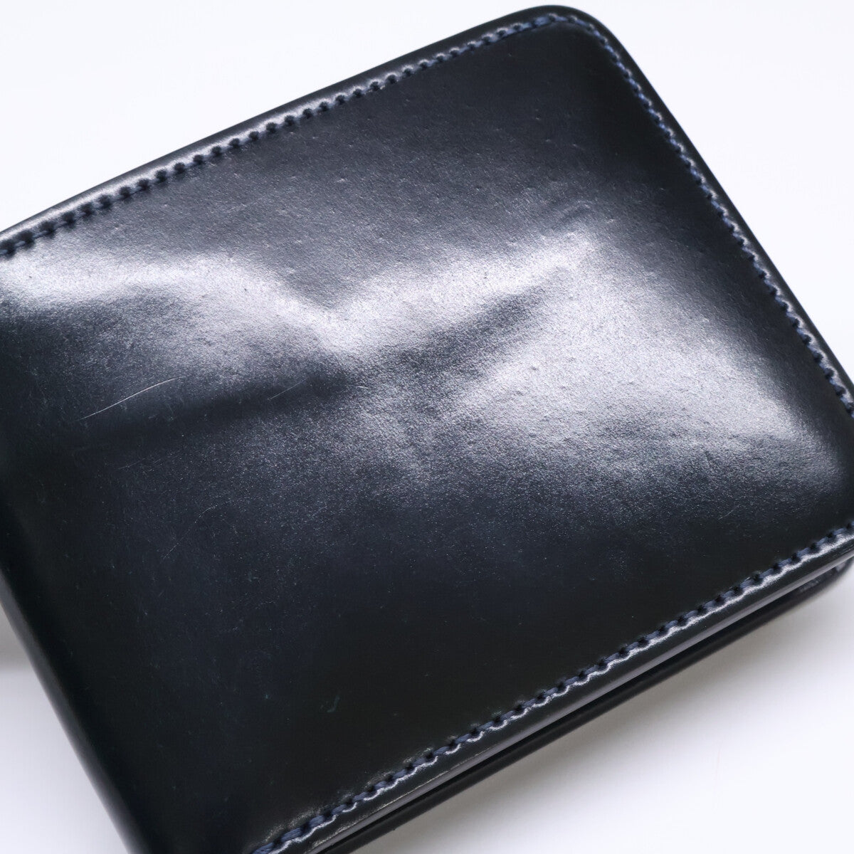別注 SP-GROUNDER/ｸﾞﾗｳﾝﾀﾞｰ ﾎｰｳｨﾝ社ｼｪﾙｺｰﾄﾞﾊﾞﾝ×ｲﾝｸﾞﾘｯｼｭﾌﾞﾗｲﾄﾞﾙ 二つ折り財布（小銭入れあり） メンズ