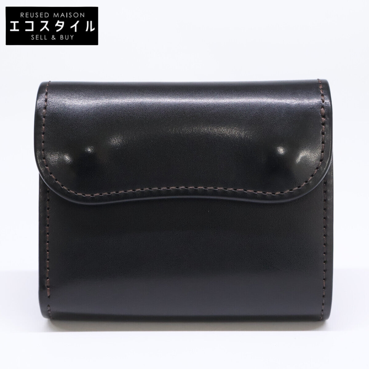 WILDSWANS ワイルドスワンズ 2022年特別生産 CSS-ENO/イーノ アーナル社製サドルレザー 小型三つ折り財布 三つ折り財布（小銭入れあり）