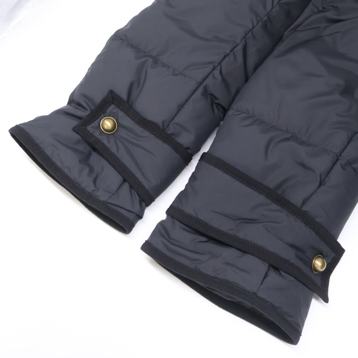 MONCLER モンクレール 【美品/25AW】ACHARD アーム レザーロゴパッチ ロングダウン コート