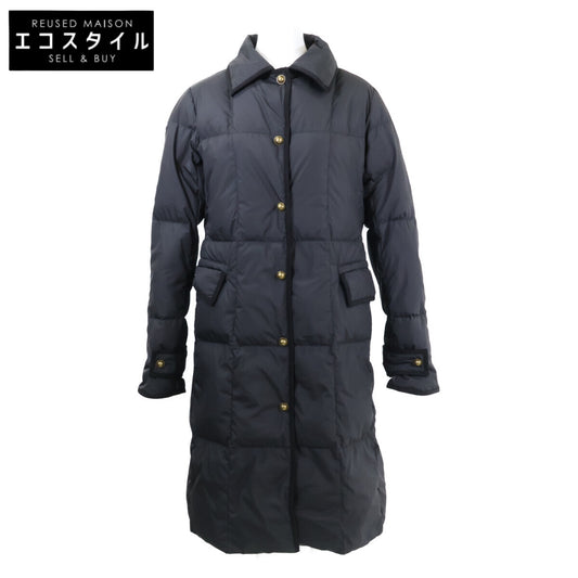 MONCLER モンクレール 【美品/25AW】ACHARD アーム レザーロゴパッチ ロングダウン コート