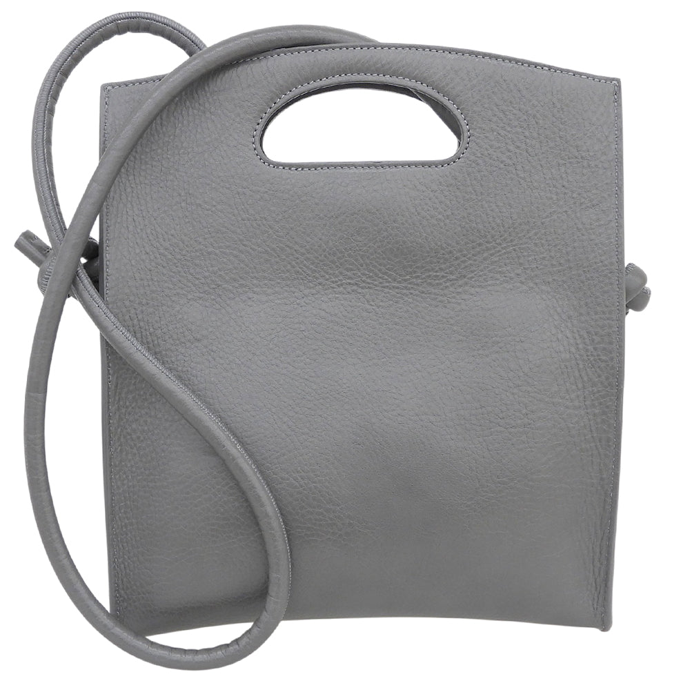 HIROFU ヒロフ 美品 コーダ/CODA レザー 2WAY ハンドバッグS レディース グレー ハンドバッグ