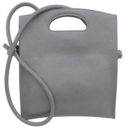 HIROFU ヒロフ 美品 コーダ/CODA レザー 2WAY ハンドバッグS レディース グレー ハンドバッグ
