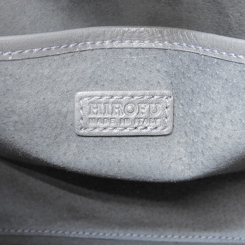 HIROFU ヒロフ 美品 コーダ/CODA レザー 2WAY ハンドバッグS レディース グレー ハンドバッグ