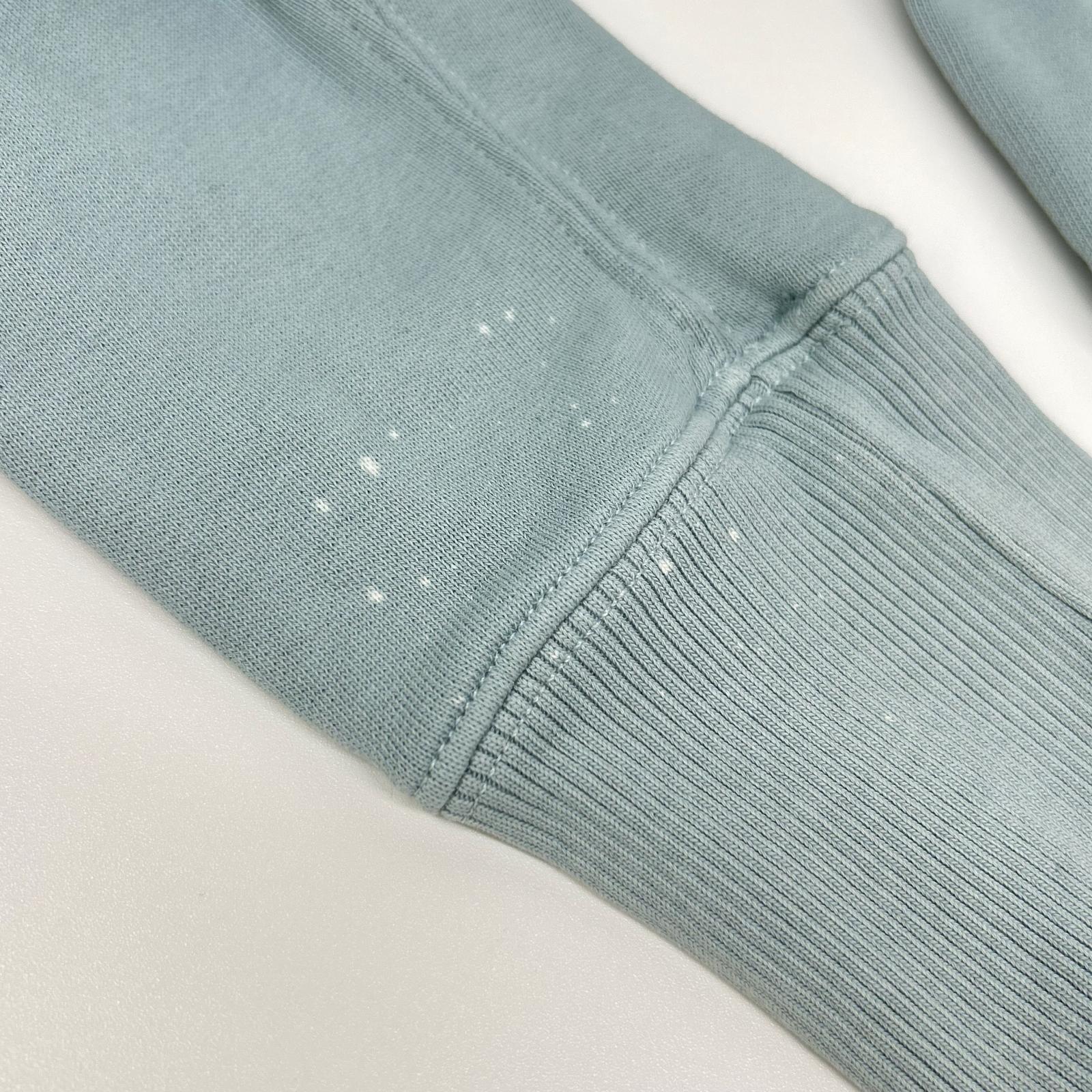 RRL ダブルアールエル 782858269001 ブルー ガーメントダイフェード バイソンロゴ刺繍 DOUBLE V SWEAT SHIRT/スウェットプルオーバー トップス