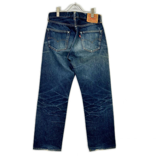 LEVI'S リーバイス 98年製 501XX 1955年復刻 インディゴ ボタン裏555 バレンシア工場 BIG E ボタンフライデニムパンツ ボトムス