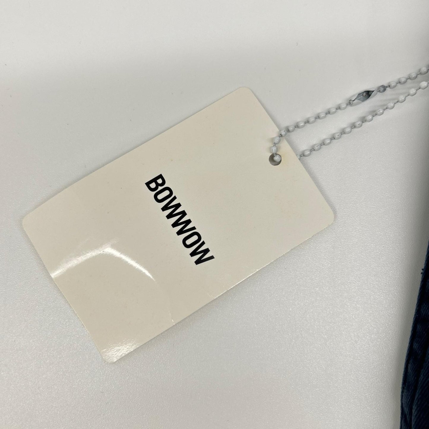 BOWWOW 巴奥乌 24AW BW242-WTD 复古做旧海军蓝 泼漆工艺军式斜纹工装裤/WORK TROUSERS DUSTY 下装