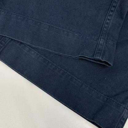 BOWWOW 巴奥乌 24AW BW242-WTD 复古做旧海军蓝 泼漆工艺军式斜纹工装裤/WORK TROUSERS DUSTY 下装