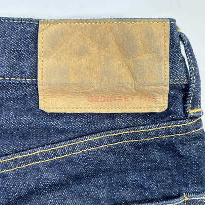 Ordinary fits オーディナリーフィッツ 117 TYPE LOOSE 原色丹宁水洗宽松纽扣牛仔裤 14盎司赤耳丹宁牛仔裤 下装
