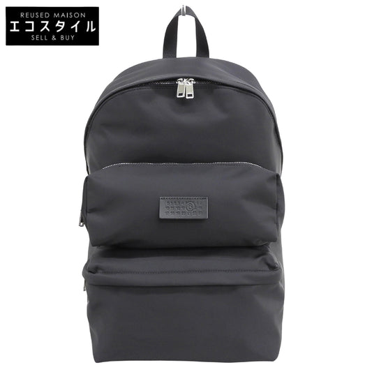 MM6 エムエムシックス 美品 ニューメリック ナイロン バックパック リュック デイパック メンズ ブラック SB5WA0006 リュック バックパック