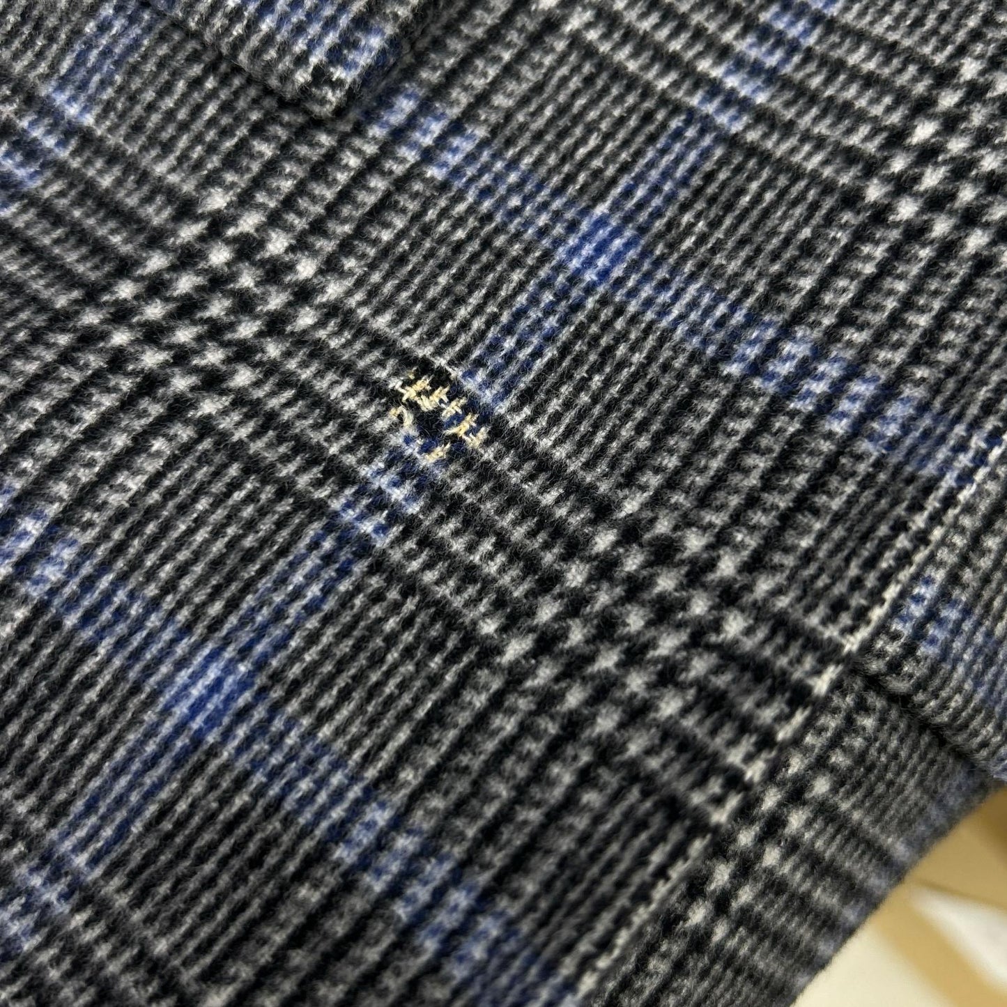DRAWER Drawer 6525-234-0714 灰色 格纹 羊绒混纺羊毛连帽系带大衣 大衣