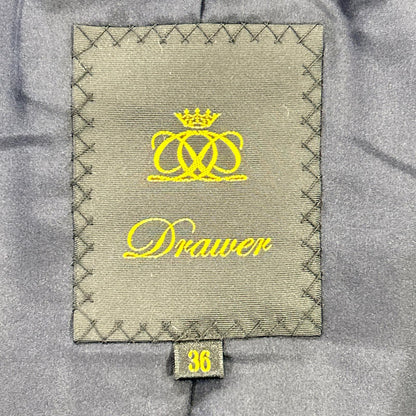 DRAWER ドゥロワー 22AW 6522-234-0701 マルチカラー パイピングテープ ノーカラーツイードジャケット ジャケット